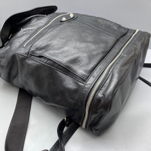 Balenciaga Backpack Arena Lambskin Black