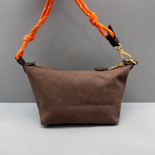 Miu Miu Mini Spirit Bag Canvas Brown