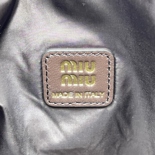 Miu Miu Mini Spirit Bag Canvas Brown