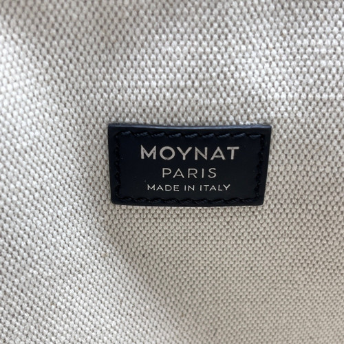 Moynat Tote Bag Toile 1920 Monogram Calfskin Black Green Blue Moynat Tote Bag Toile 1920 Monogram Calfskin Black Green Blue