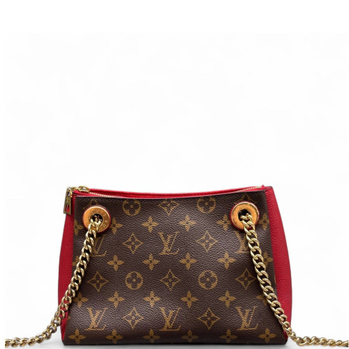 Louis Vuitton Surene BB Monogram Brown Red Louis Vuitton Surene BB Monogram Brown Red