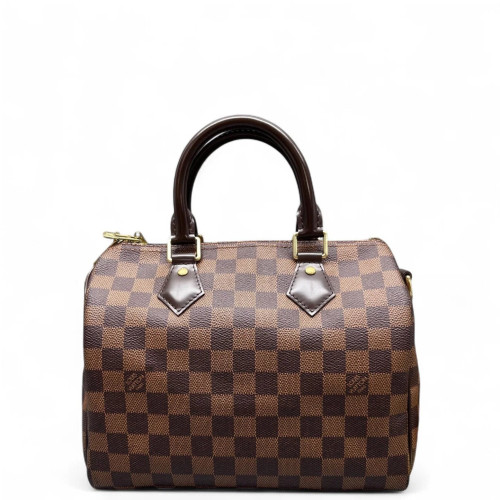 Louis Vuitton Speedy Bandouliere 25 Damier Ebene Brown