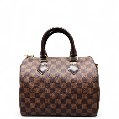 Louis Vuitton Speedy Bandouliere 25 Damier Ebene Brown
