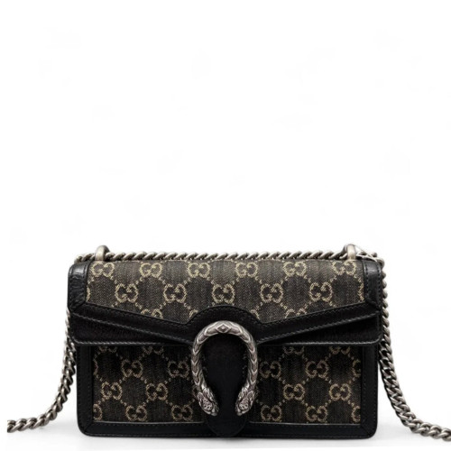 Gucci Dionysus Clutch GG Supreme Monogram Black