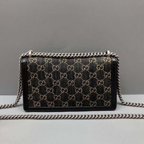 Gucci Dionysus Clutch GG Supreme Monogram Black