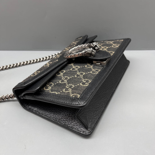 Gucci Dionysus Clutch GG Supreme Monogram Black