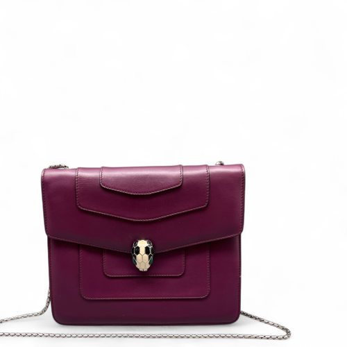 Bvlgari Large Serpenti Forever Shoulder Bag Smooth Calfskin Purple Bvlgari Large Serpenti Forever Shoulder Bag Smooth Calfskin Purple