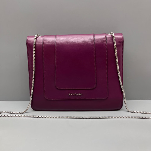 Bvlgari Large Serpenti Forever Shoulder Bag Smooth Calfskin Purple Bvlgari Large Serpenti Forever Shoulder Bag Smooth Calfskin Purple
