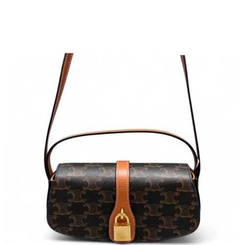 Celine Mini Tabou Triomphe Brown Black