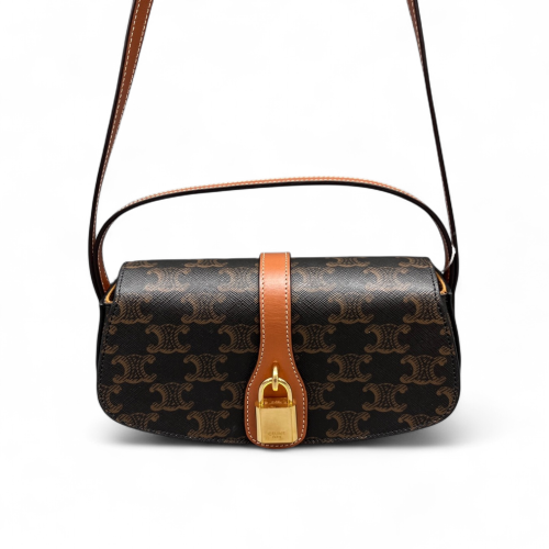 Celine Mini Tabou Triomphe Brown Black