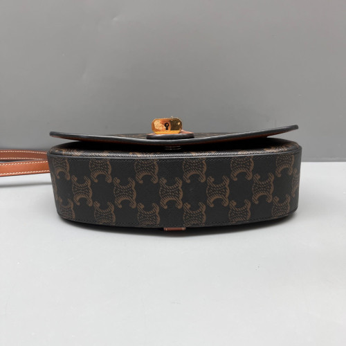 Celine Mini Tabou Triomphe Brown Black