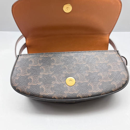 Celine Mini Tabou Triomphe Brown Black