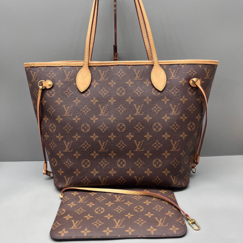 Louis Vuitton Neverfull MM Monogram Brown Louis Vuitton Neverfull MM Monogram Brown