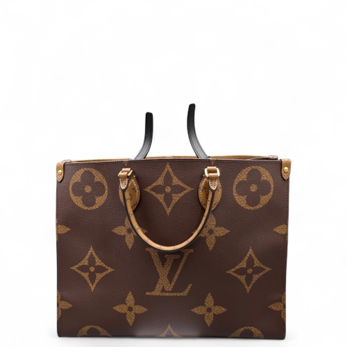 Louis Vuitton Onthego GM Reverse Monogram Giant Brown Black