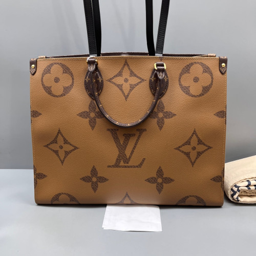 Louis Vuitton Onthego GM Reverse Monogram Giant Brown Black