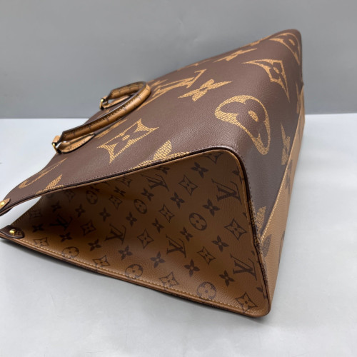 Louis Vuitton Onthego GM Reverse Monogram Giant Brown Black