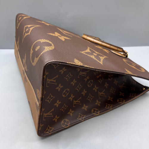Louis Vuitton Onthego GM Reverse Monogram Giant Brown Black