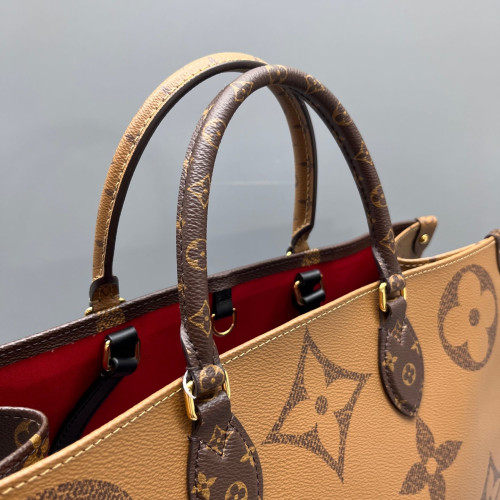 Louis Vuitton Onthego GM Reverse Monogram Giant Brown Black