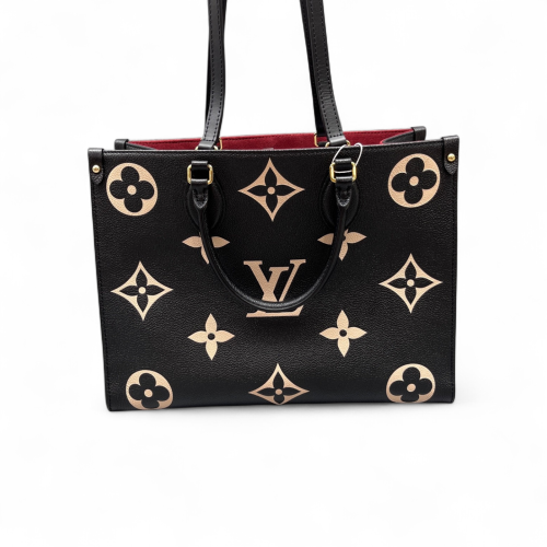 Louis Vuitton Onthego MM Monogram Empreinte Giant Black White