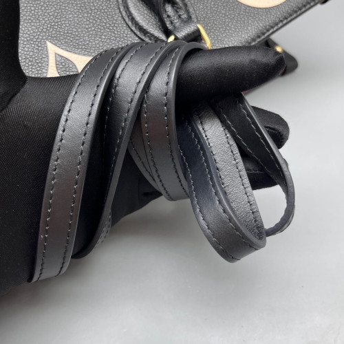 Louis Vuitton Onthego MM Monogram Empreinte Giant Black White