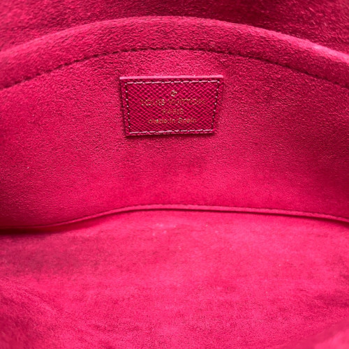 Louis Vuitton Pochette Felicie Chain Wallet Monogram Brown Magenta