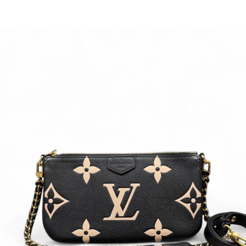 Louis Vuitton Multi Pochette Accessories Monogram Empreinte Giant Black Louis Vuitton Multi Pochette Accessories Monogram Empreinte Giant Black