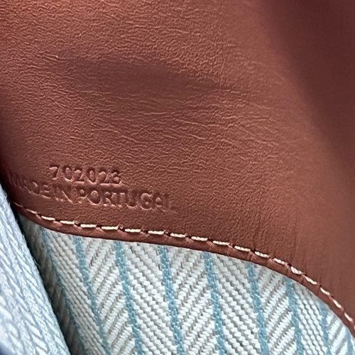 Loewe Tote Bag Canvas Calfskin Beige Brown