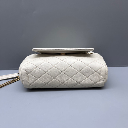 Yves Saint Laurent Mini Nolita Shoulder Bag Calfskin White Yves Saint Laurent Mini Nolita Shoulder Bag Calfskin White