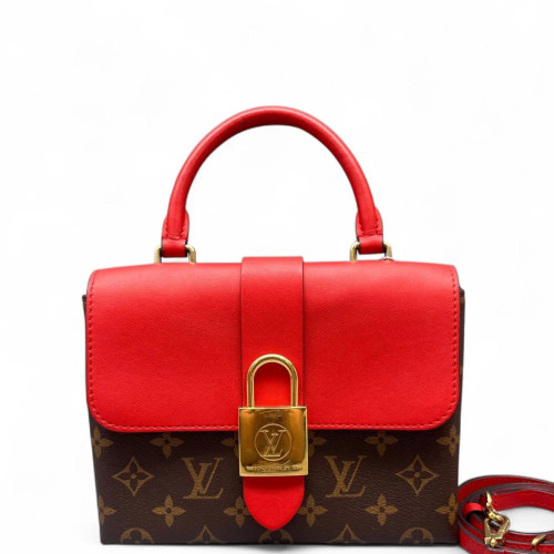 Louis Vuitton Locky BB Monogram Brown Red Louis Vuitton Locky BB Monogram Brown Red