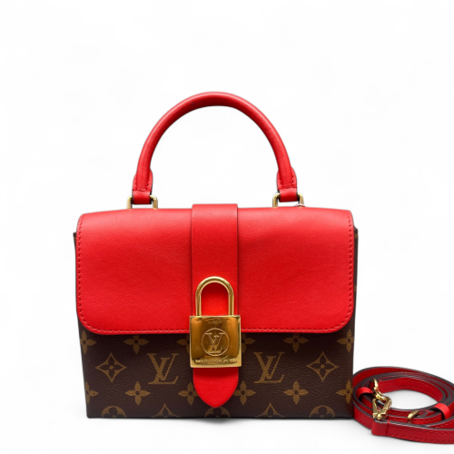 Louis Vuitton Locky BB Monogram Brown Red Louis Vuitton Locky BB Monogram Brown Red