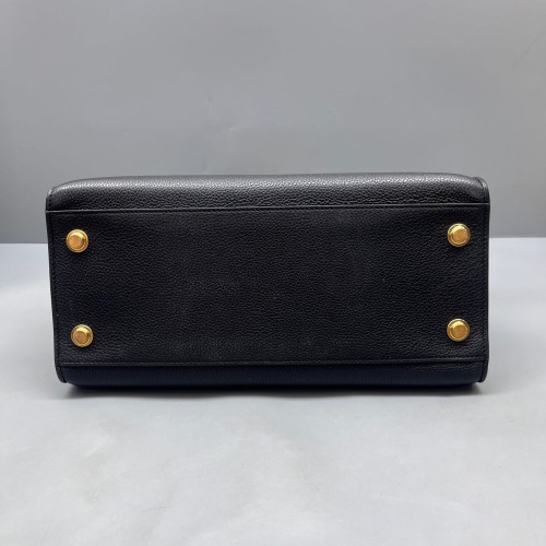 Louis Vuitton City Steamer MM Calfskin Black