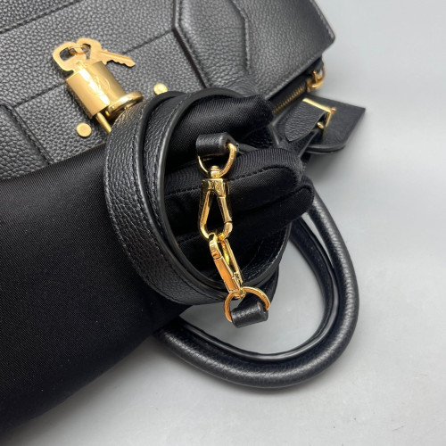 Louis Vuitton City Steamer MM Calfskin Black