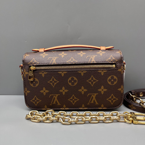 Louis Vuitton Pochette Metis East West Monogram Brown