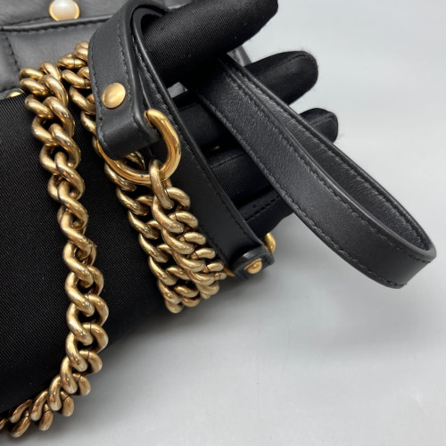Gucci Diamante Studded Medium GG Marmont Calfskin Black Gucci Diamante Studded Medium GG Marmont Calfskin Black