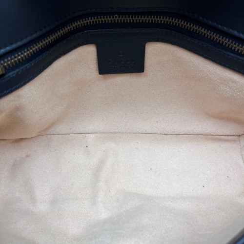 Gucci Diamante Studded Medium GG Marmont Calfskin Black Gucci Diamante Studded Medium GG Marmont Calfskin Black