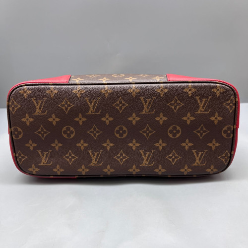 Louis Vuitton Flandrin Tote Monogram Brown Red