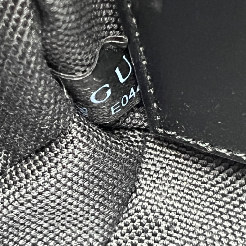 Gucci Chevron Mini GG Marmont Calfskin Black