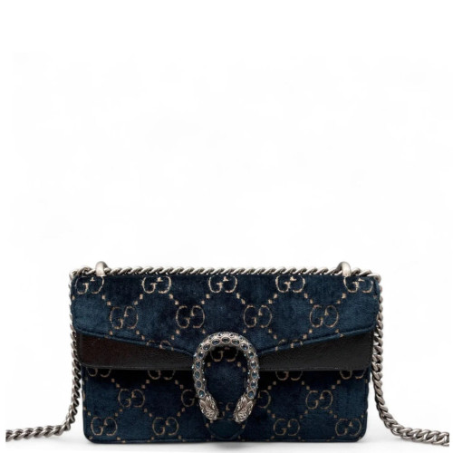 Gucci Meium Dionysus Velvet Blue Black