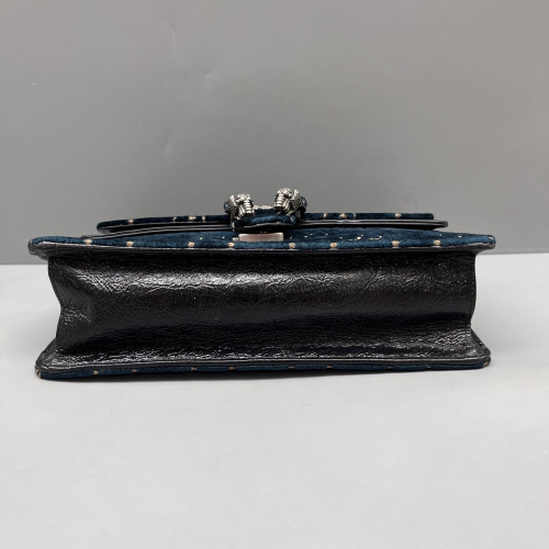 Gucci Meium Dionysus Velvet Blue Black