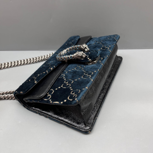 Gucci Meium Dionysus Velvet Blue Black