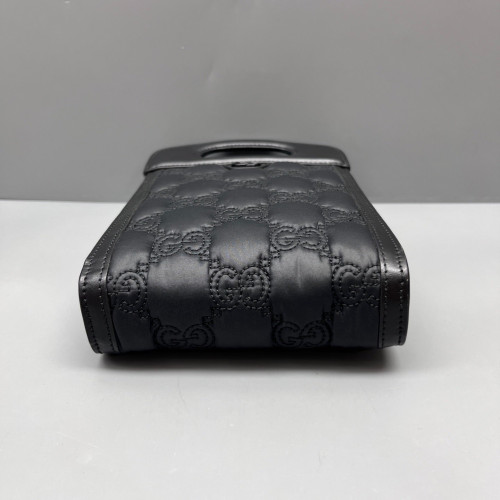 Gucci Phone Holder Guccissima Black