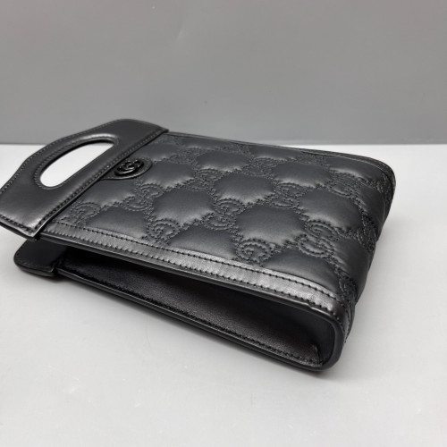 Gucci Phone Holder Guccissima Black