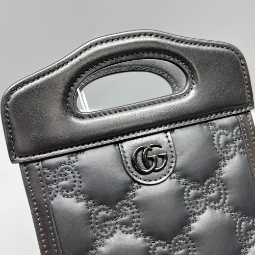 Gucci Phone Holder Guccissima Black