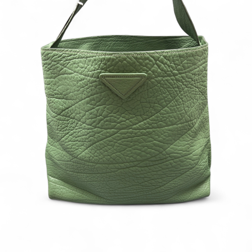 Prada Bucket Grained Calfskin Light Green