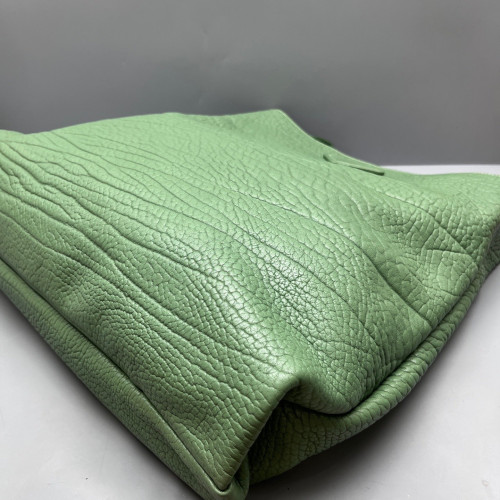 Prada Bucket Grained Calfskin Light Green