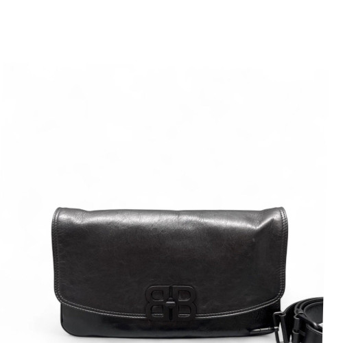 Balenciaga Medium BB Soft Flap Bag Calfskin Black Balenciaga Medium BB Soft Flap Bag Calfskin Black