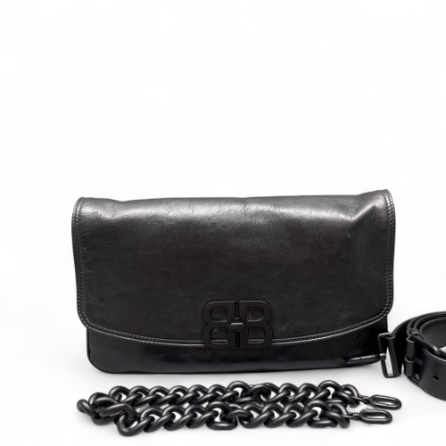 Balenciaga Medium BB Soft Flap Bag Calfskin Black Balenciaga Medium BB Soft Flap Bag Calfskin Black