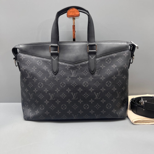 Louis Vuitton Explorer Briefcase GM Monogram Eclipse Black