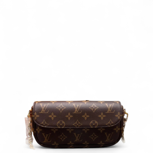 Louis Vuitton Ivy Wallet On Chain Monogram Brown
