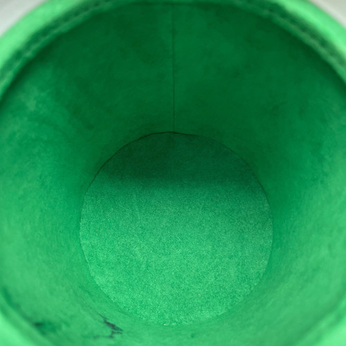 Louis Vuitton Bucket Calfskin Green White